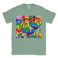 Sage Pride LGBTQ+ Peace Tumbler Classic Tee - BundleAndBundleShop