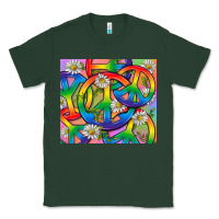 Sports Green Pride LGBTQ+ Peace Tumbler Classic Tee - BundleAndBundleShop