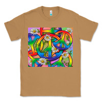 Toasted Coconut Pride LGBTQ+ Peace Tumbler Classic Tee - BundleAndBundleShop