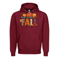 Burgundy welcome fall Zipper Hoodie - CowGirlArtShop