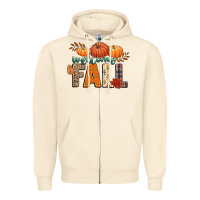 Sandshell welcome fall Zipper Hoodie - CowGirlArtShop