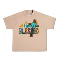 Burro I Am Blessed Cross Urban Heavy Tee - BundleAndBundleShop