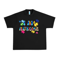 Black i am ausome Urban Heavy Tee - JahusDesignShop