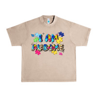 French Oak i am ausome Urban Heavy Tee - JahusDesignShop