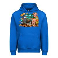 Cobalt Farm Happy Fall Y'all Urban Hoodie - CowhideDigitalArt