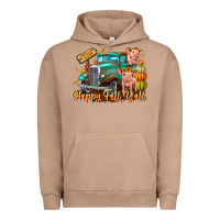 Pigment Burro Farm Happy Fall Y'all Urban Hoodie - CowhideDigitalArt