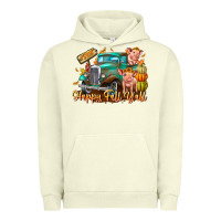 Pigment Pistachio Farm Happy Fall Y'all Urban Hoodie - CowhideDigitalArt