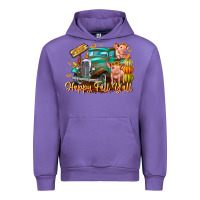Tulip Farm Happy Fall Y'all Urban Hoodie - CowhideDigitalArt