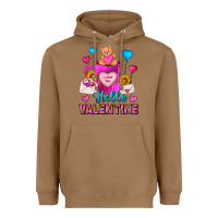 Toasted Coconut Hello Valentine Valentine's Day Coffee Mug Heavyweight Hoodie - FaDigitalArtStudio