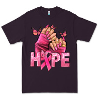 Plum hope cancer nails Premium Tee - NancyCooperArtShop
