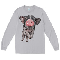 Moon Dust baby pig Long Sleeve Tee - BarkalooDesign