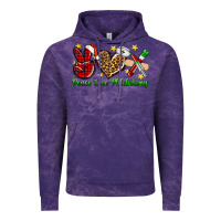 Cloud Purple Peace love Phlebotomy Christmas Vintage Hoodie - NancyCooperArtShop