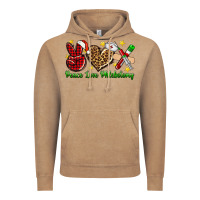 Vintage Coffee Peace love Phlebotomy Christmas Vintage Hoodie - NancyCooperArtShop