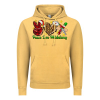 Vintage Mustard Peace love Phlebotomy Christmas Vintage Hoodie - NancyCooperArtShop