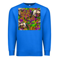 True Royal mardi gras leopard horse seamless pattern Premium Sweatshirt - FaDigitalArtStudio