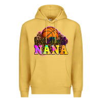 Antique Gold basketball nana Premium Hoodie - OliviaCreatesArt