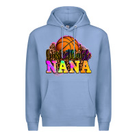 Colony Blue basketball nana Premium Hoodie - OliviaCreatesArt