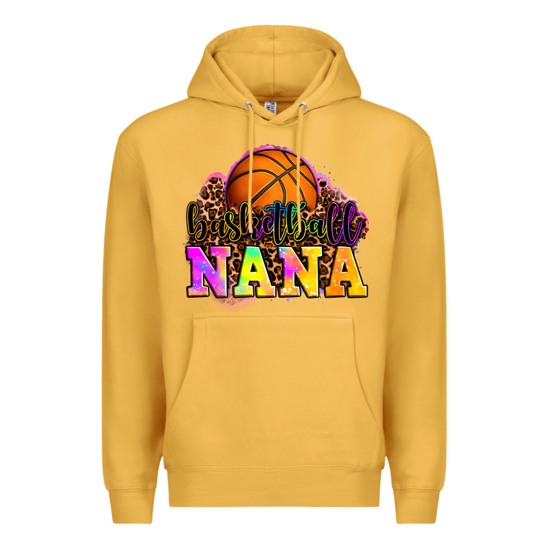 Basketball Nana Premium Hoodie by OliviaCreatesArt | Teevron