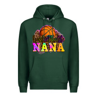 Sports Green basketball nana Premium Hoodie - OliviaCreatesArt