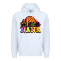 White basketball nana Premium Hoodie - OliviaCreatesArt