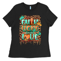 Black faith hope and love Ladies Tee - BarkalooDesign