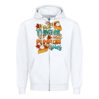 White thick thighs and pumpkin pies Zipper Hoodie - CowGirlArtShop