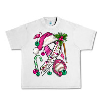 Lunar Rock Pink Christmas Breast Cancer Ribbon Baseball Urban Heavy Tee - BundleAndBundleShop