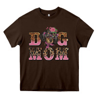 Chocolate Brown dog mom dachshund Heavy Core Tee - BarkalooDesign