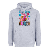 Heather Grey One Loved Nurse Valentines Day Frappe Coffee Heavyweight Hoodie - FaDigitalArtStudio