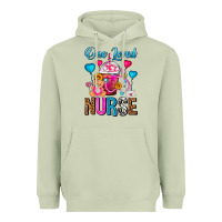 Matcha One Loved Nurse Valentines Day Frappe Coffee Heavyweight Hoodie - FaDigitalArtStudio