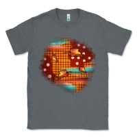 Charcoal Heather fall patch Classic Tee - JahusDesignShop