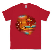 Red fall patch Classic Tee - JahusDesignShop