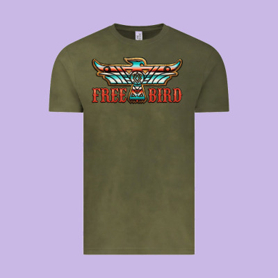 Thunderbird Free Bird Vintage Tee Designed By Jahusdesignshop