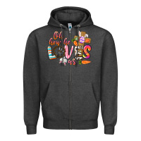 Charcoal Heather oh how he loves us Zipper Hoodie - CowGirlArtShop