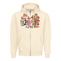 Sandshell oh how he loves us Zipper Hoodie - CowGirlArtShop