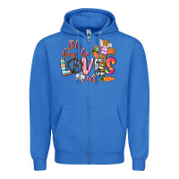 True Royal oh how he loves us Zipper Hoodie - CowGirlArtShop
