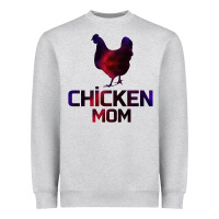 Heather Grey Chicken Mom Heavyweight Sweatshirt - Bettercallsaul