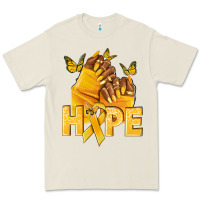 Bone hope yellowribbonchildhood cancer nails Premium Tee - NancyCooperArtShop