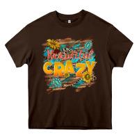 Chocolate Brown beautiful crazy Heavy Core Tee - NancyCooperArtShop