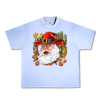 Grape Ice Cowboy Santa Urban Heavy Tee - BundleAndBundleShop