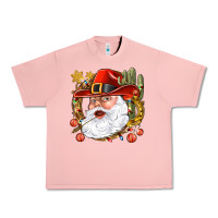 Salmon Cowboy Santa Urban Heavy Tee - BundleAndBundleShop