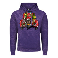 Cloud Purple christmas truck Vintage Hoodie - RanaPortraitStore