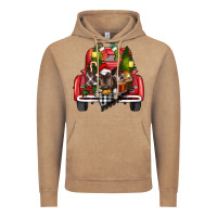 Vintage Coffee christmas truck Vintage Hoodie - RanaPortraitStore