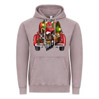 Vintage Zinc christmas truck Vintage Hoodie - RanaPortraitStore