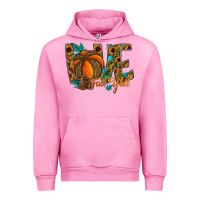 Fuchsia Pink Love Fall Y'all Urban Hoodie - CowhideDigitalArt