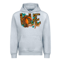 Heather Grey Love Fall Y'all Urban Hoodie - CowhideDigitalArt