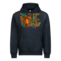 Navy Love Fall Y'all Urban Hoodie - CowhideDigitalArt