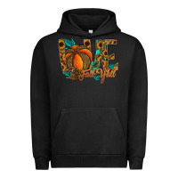 Pigment Black Love Fall Y'all Urban Hoodie - CowhideDigitalArt