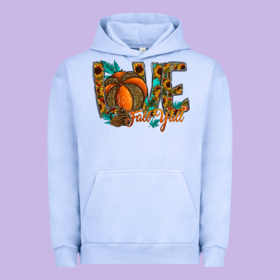 Love Fall Y'all Urban Hoodie Designed By Cowhidedigitalart