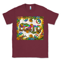 Burgundy Western LGBTQ+ Tumbler Classic Tee - BundleAndBundleShop